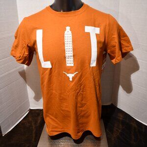 Texas Longhorns Orange UT Tower LIT T Shirt New with Tag Multi Adult Sizes S-L